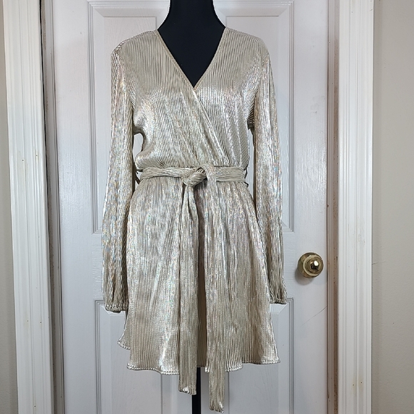 SBetro Pleated Party Dress - Picture 1 of 13